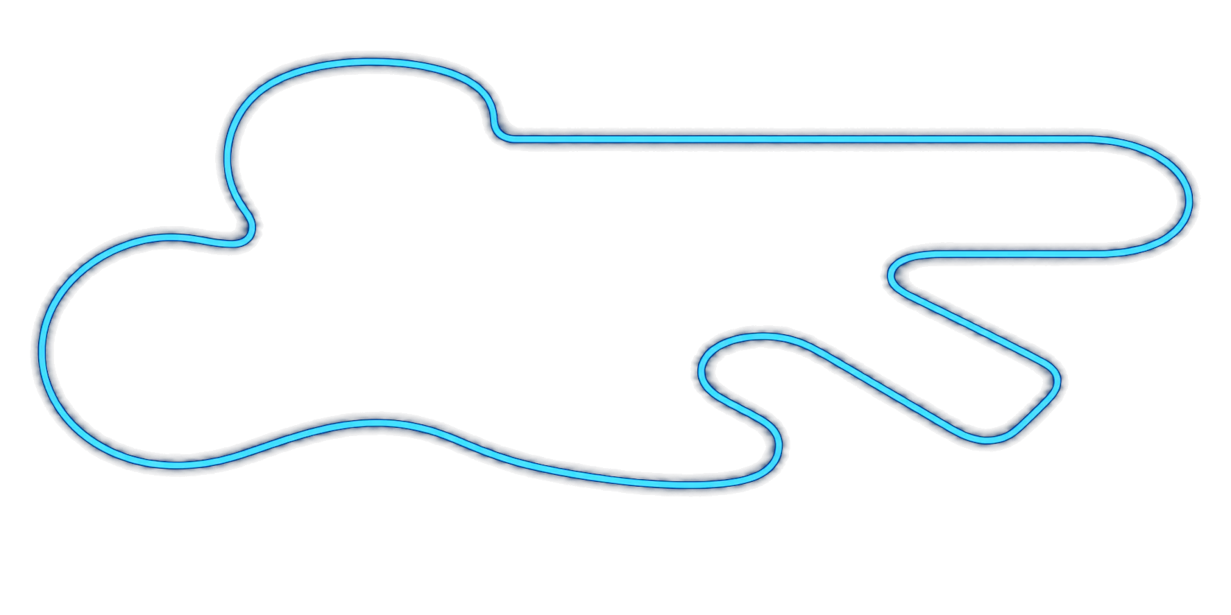 Neon Circuit track layout